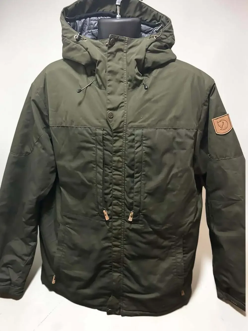 Fjallraven Mens Skogsö Padded Insulated Winter Jacket Deep Forest Green XXL